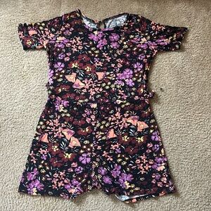 Kids XL floral romper